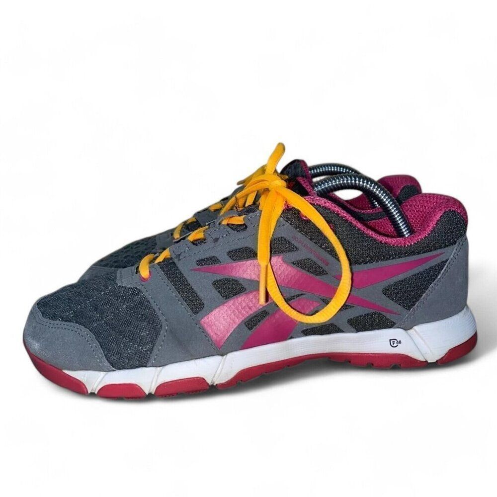 Reebok Crossfit F48 3D FuseFrame Grey / Pink V47116 Women's 9.5 UK 7 EURO‎ 40.5